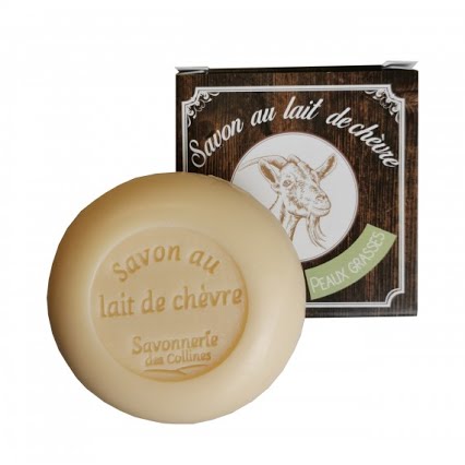 Savon au lait de chèvre peaux grasses