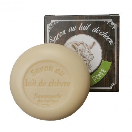 Savon au lait de chèvre pomme